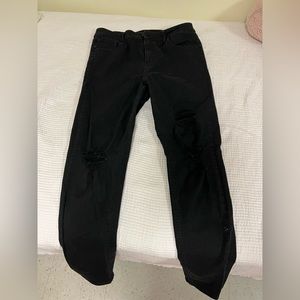 Wild Fable Black Ripped High Waisted Skinny Jeans